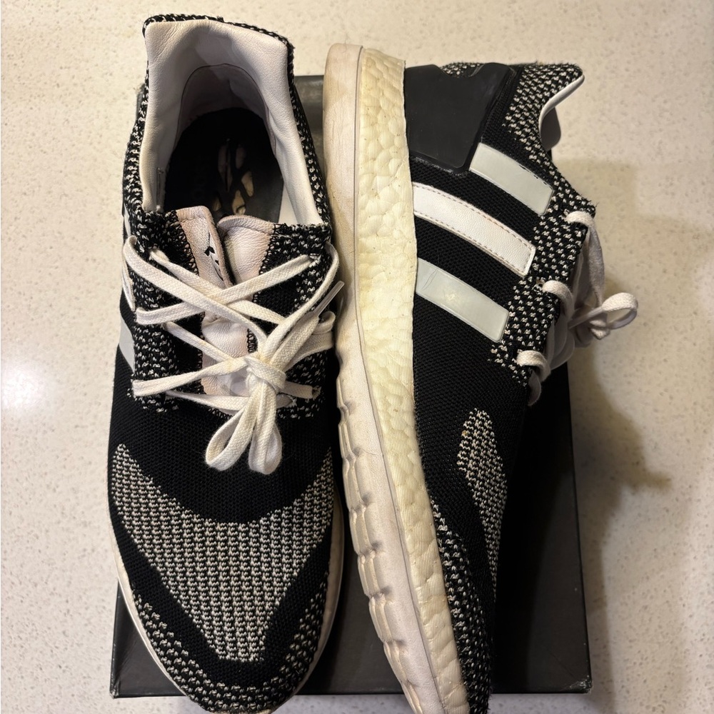 Yohji Yamamoto Monochrome Knit Sneakers - Picture 3 of 5